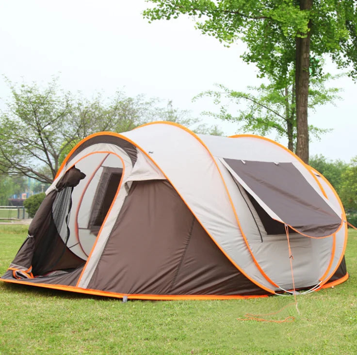 5-8 Person Wholesale Large Space Portable Instant Automatic Camping Tent Pop Up Tent for Hiking Travel