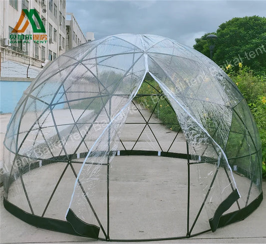 Outdoor Clear Bubble Camping Tent Transparent Glamping Small Restaurant Geodesic Plastic Garden Igloo Dome Igloo Tents for Party