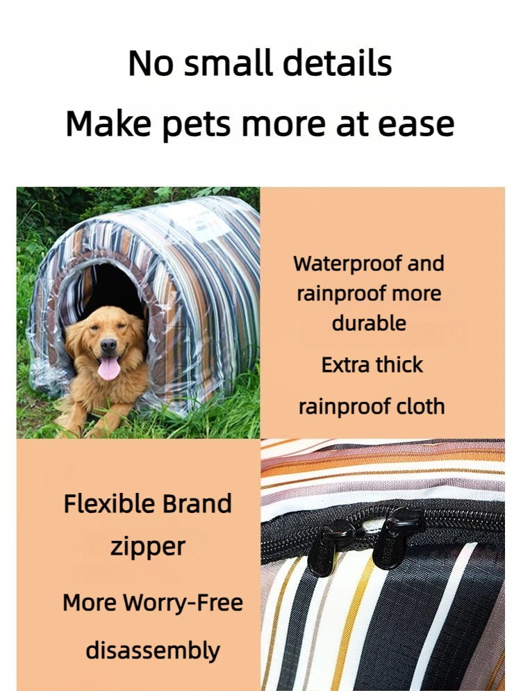 Hot Sale XL Size Lightweight Foldable Pet Cave Print Pattern Pet House for Small to Medium Sized Dogs and Cats Made of Sponge